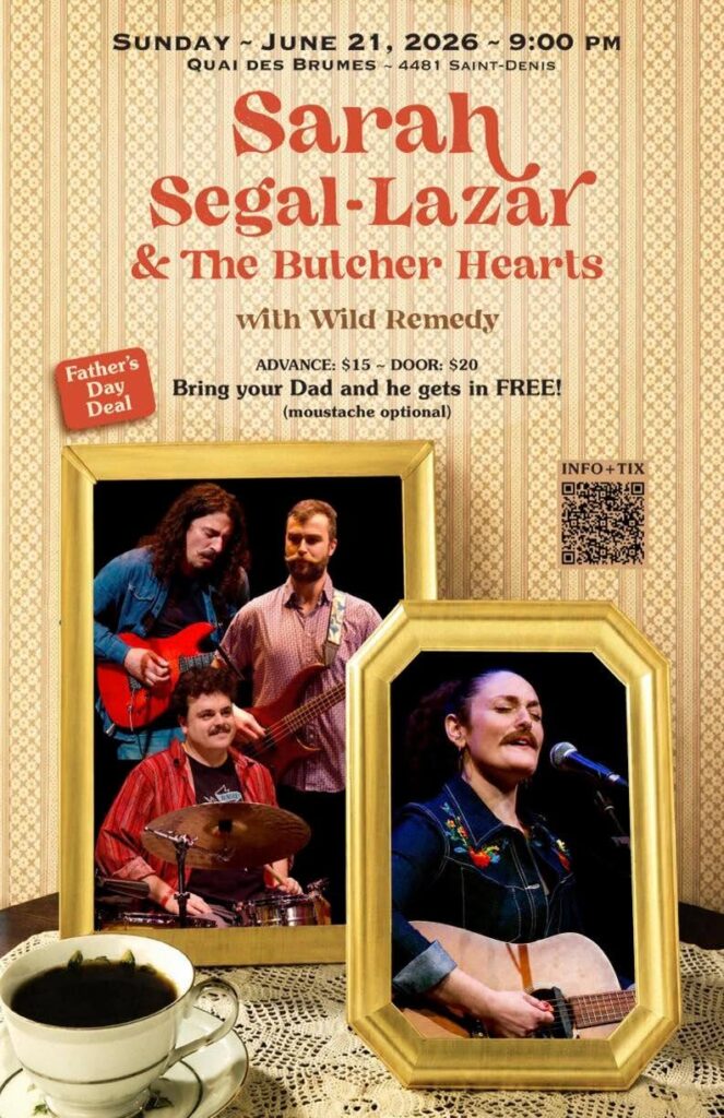 SARAH SEGAL-LAZAR & THE BUTCHER HEARTS