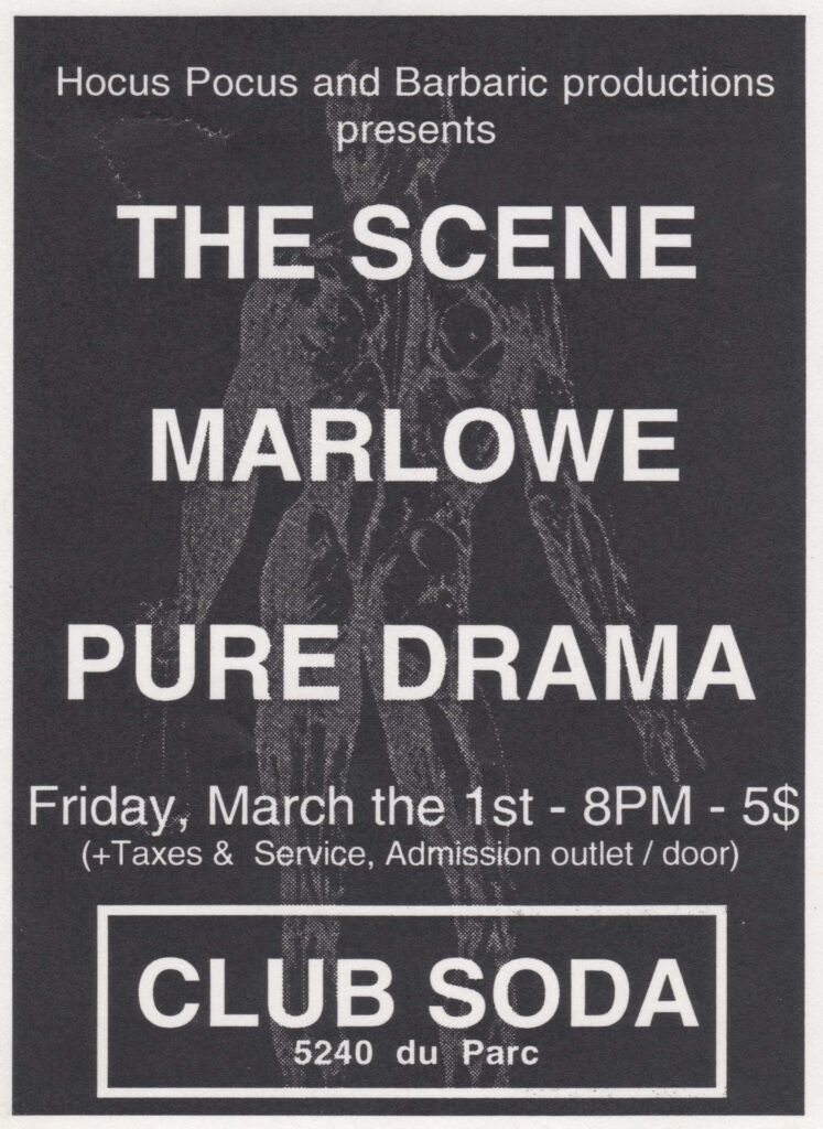 THE SCENE MARLOWE PURE DRAMA
