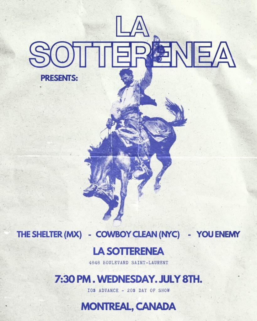 THE SHELTER COWBOY CLEAN YOU ENEMY