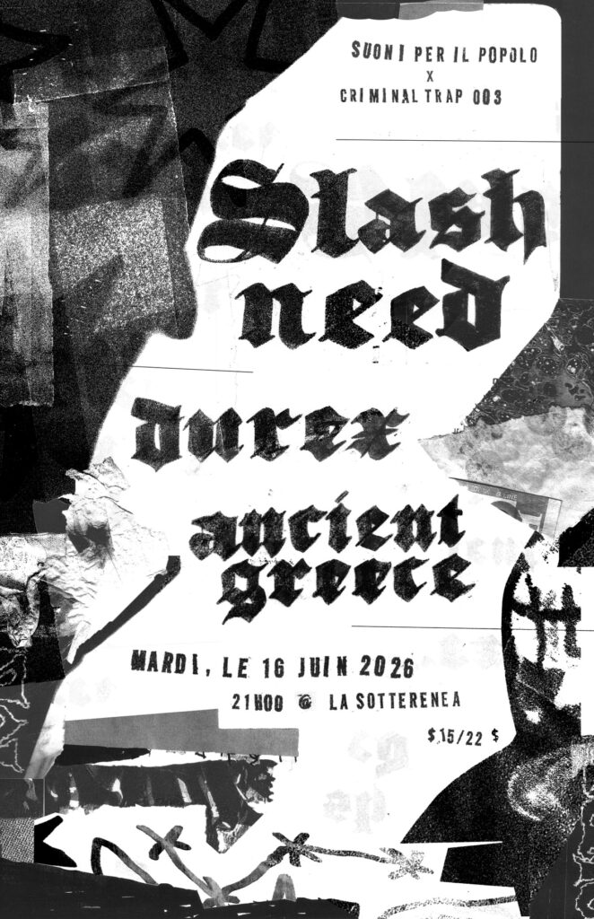 SLASH NEED DUREX ANCIENT GREECE