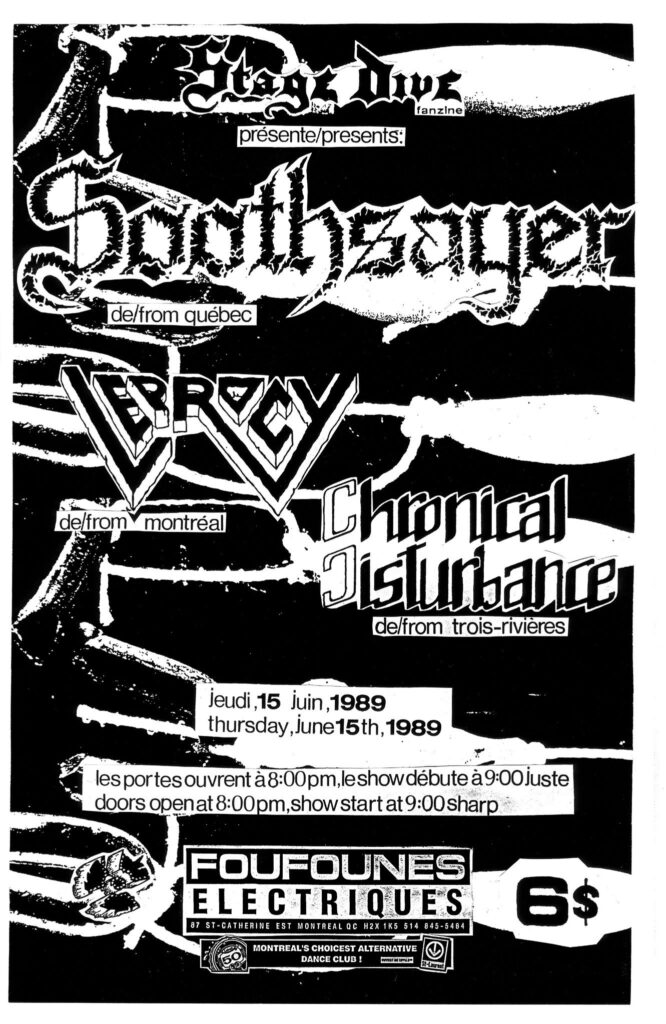 SOOTHSAYER LEPROCY CHRONICAL DISTURBANCE