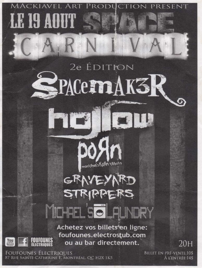 SPACEMAKER HOLLOW PORN GRAVEYARD STRIPPERS MICHAEL&rsquo;S LAUNDRY