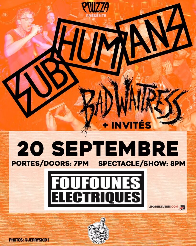 SUBHUMANS BAD WAITRESS