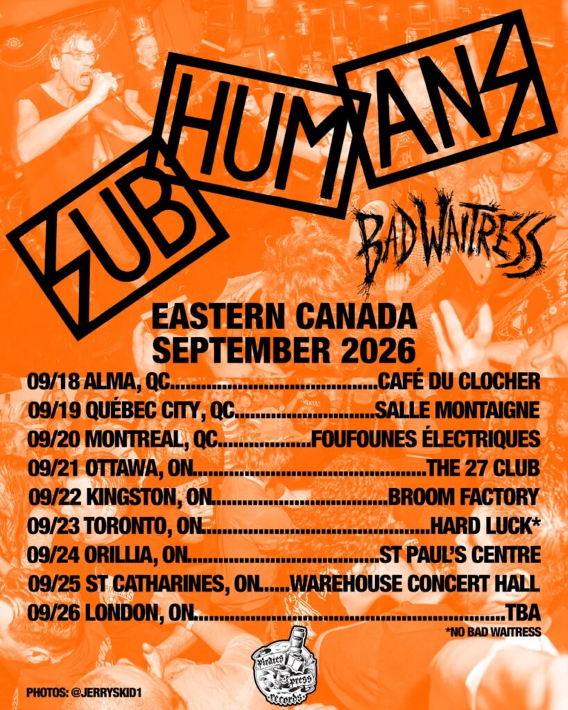 SUBHUMANS BAD WAITRESS