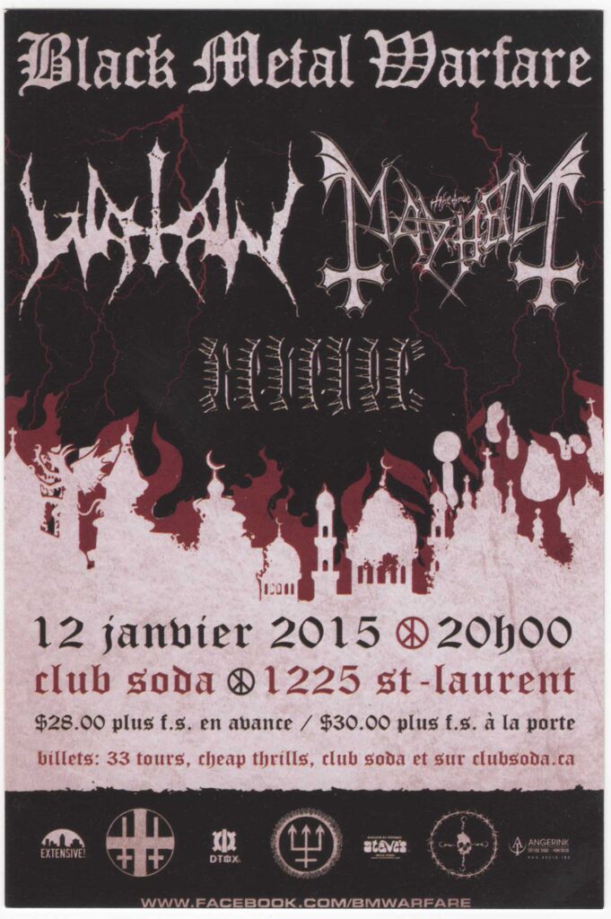 WATAIN MAYHEM REVENGE