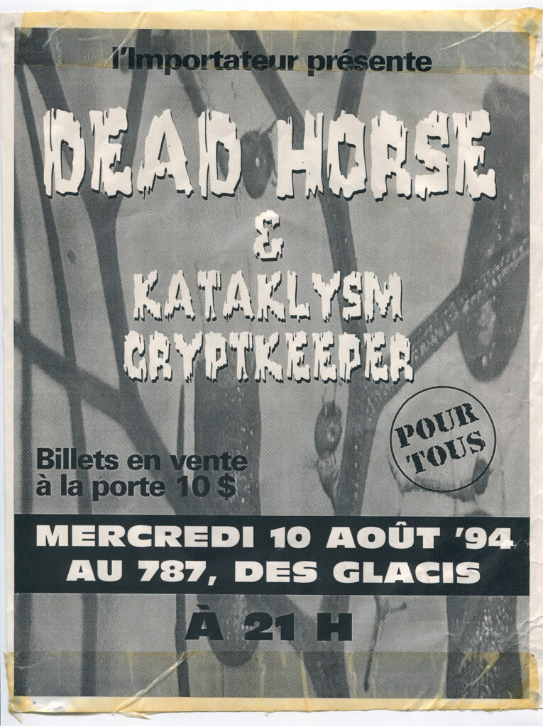 DEAD HORSE KATAKLYSM CRYPT KEEPER