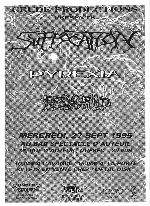SUFFOCATION PYREXIA FLESHGRIND