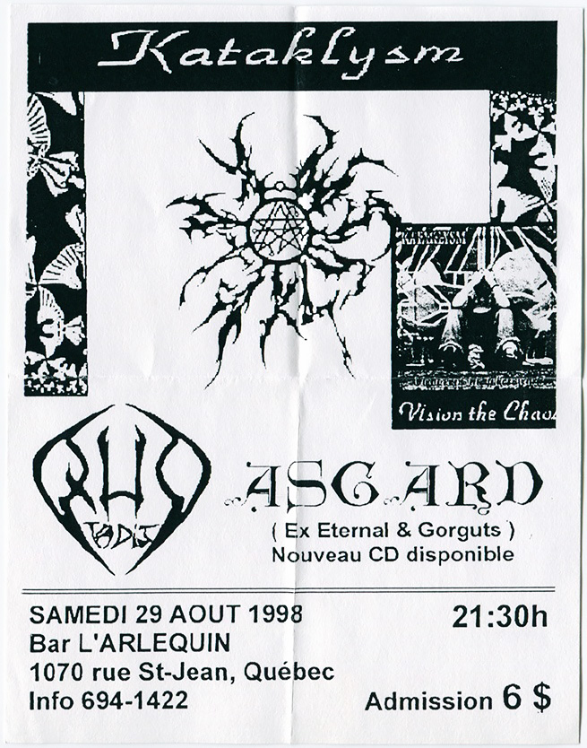 KATAKLYSM QUO VADIS ASGARD