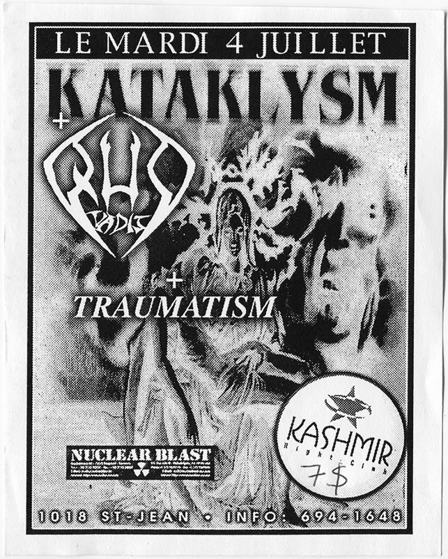 KATAKLYSM QUO VADIS TRAUMATISM