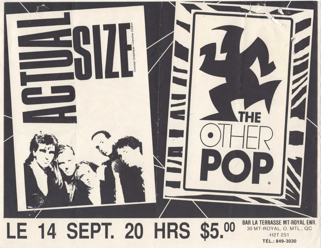 ACTUAL SIZE THE OTHER POP
