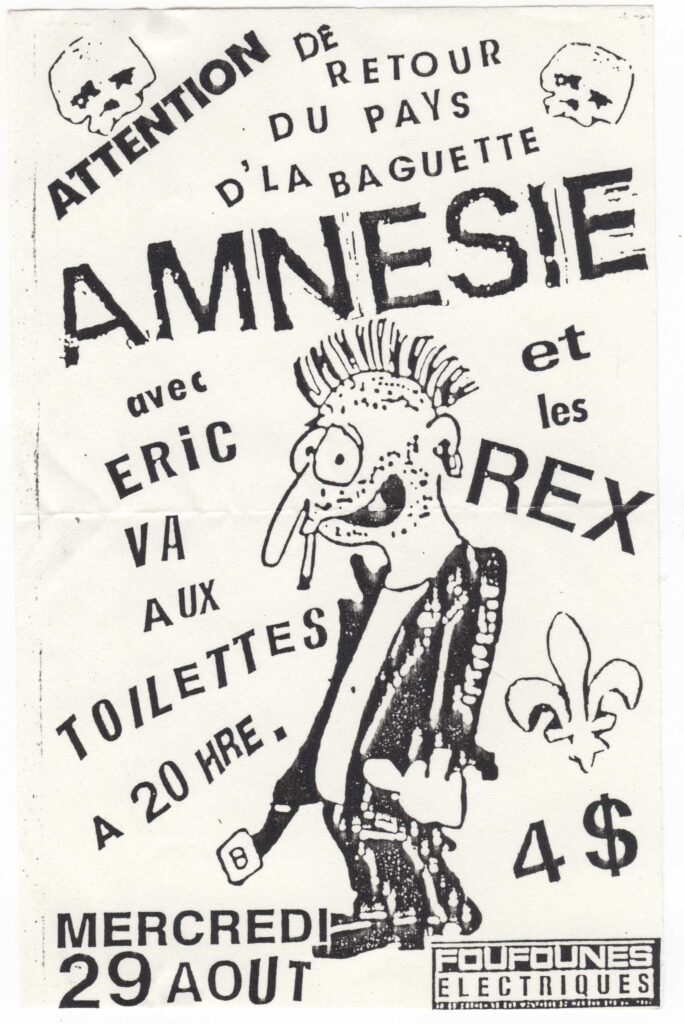 AMNESIE ÉRIC VA AUX TOILETTES LES REX