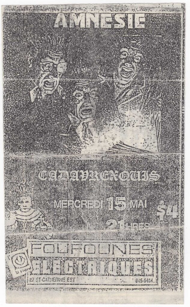 AMNESIE CADAVREXQUIS