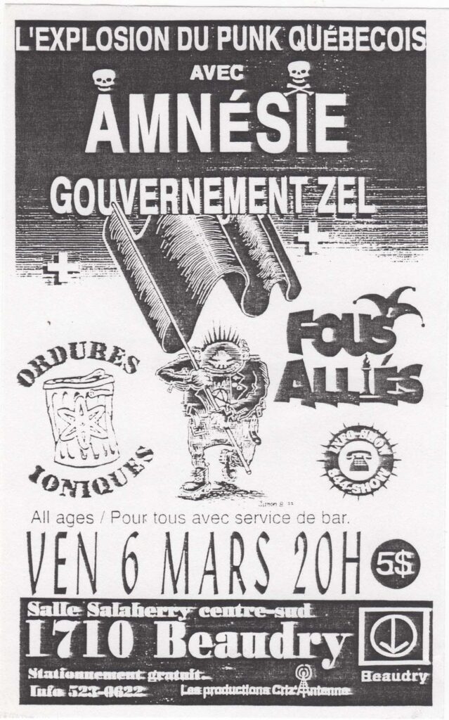 AMNESIE GOUVERNEMENT ZEL ORDURES IONIQUES FOUS ALLIÉS