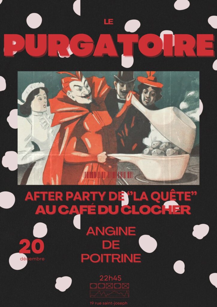 LE PURGATOIRE ANGINE DE POITRINE