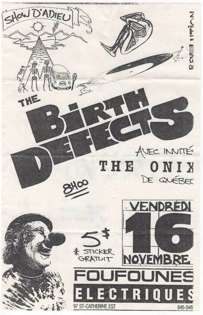 THE BIRTH DEFECTS THE ONIX
