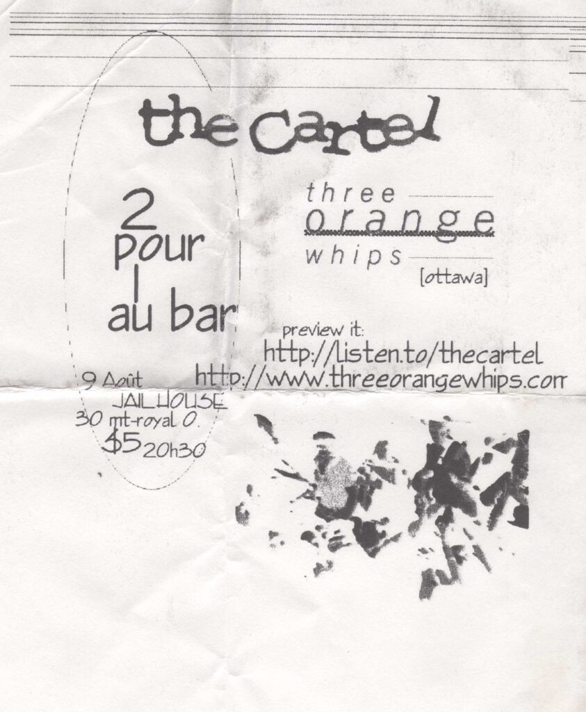 THE CARTEL THREE ORANGE WHIPS