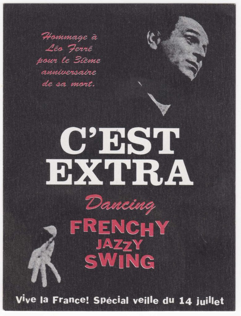 C&rsquo;EST EXTRA DANCING JAZZY FRENCHY SWING HOMMAGE À LÉO FERRÉ
