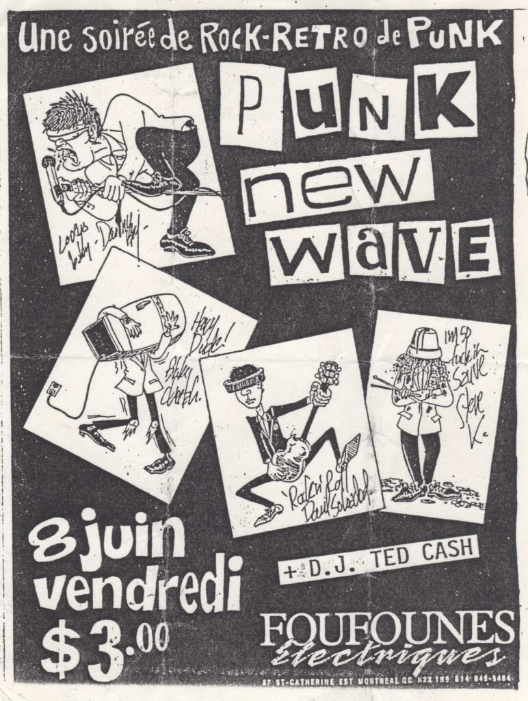 DJ TED CASH SOIRÉE PUNK NEW WAVE