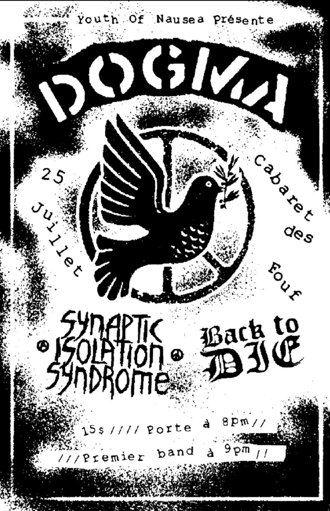 DOGMA SYNAPTIC ISOLATION SYNDROME BACK TO DIE