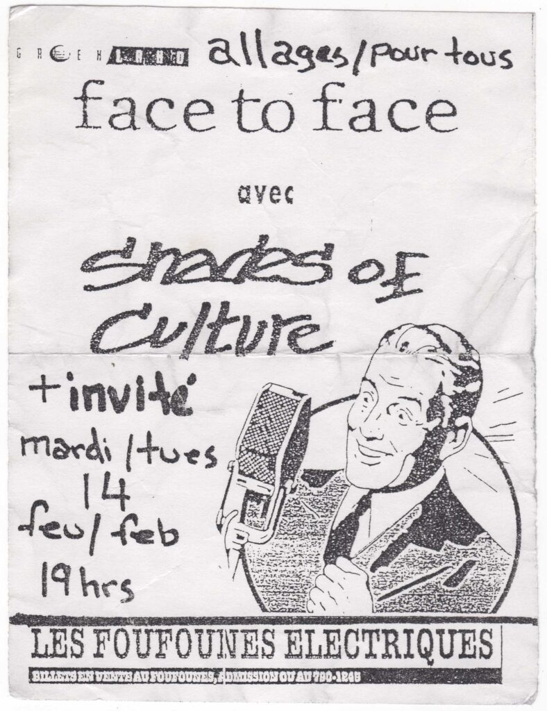 FACE TO FACE SHADES OF CULTURE ROACH
