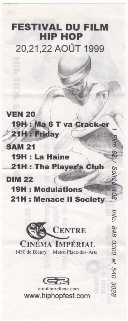 MA 6 T VA CRACK-ER  FRIDAY  LA HAINE  THE PLAYER&rsquo;S CLUB  MODULATIONS  MENACE II SOCIETY
