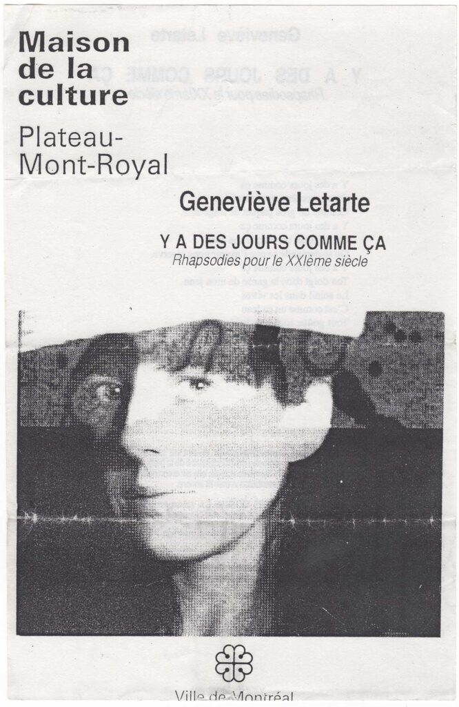 GENEVIÈVE LETARTE