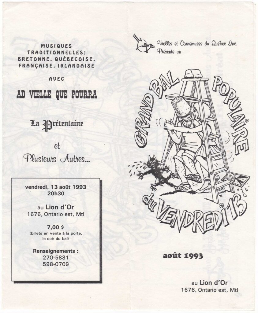 GRAND BAL POPULAIRE DU VENDREDI 13 AD VIELLE QUE POURRA LA PRÉTRENTAINE