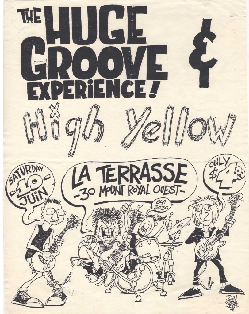 THE HUGE GROOVE EXPERIENCE HIGH YELLOW