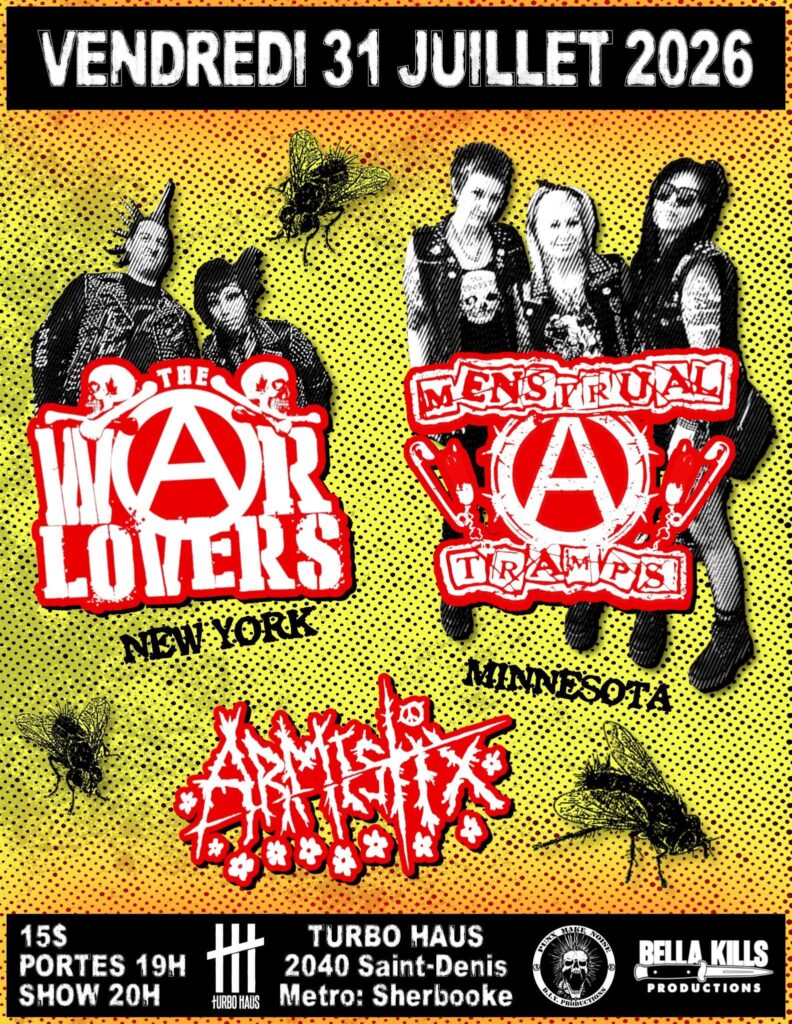 THE WAR LOVERS MENSTRUAL TRAMPS ARMISTIX