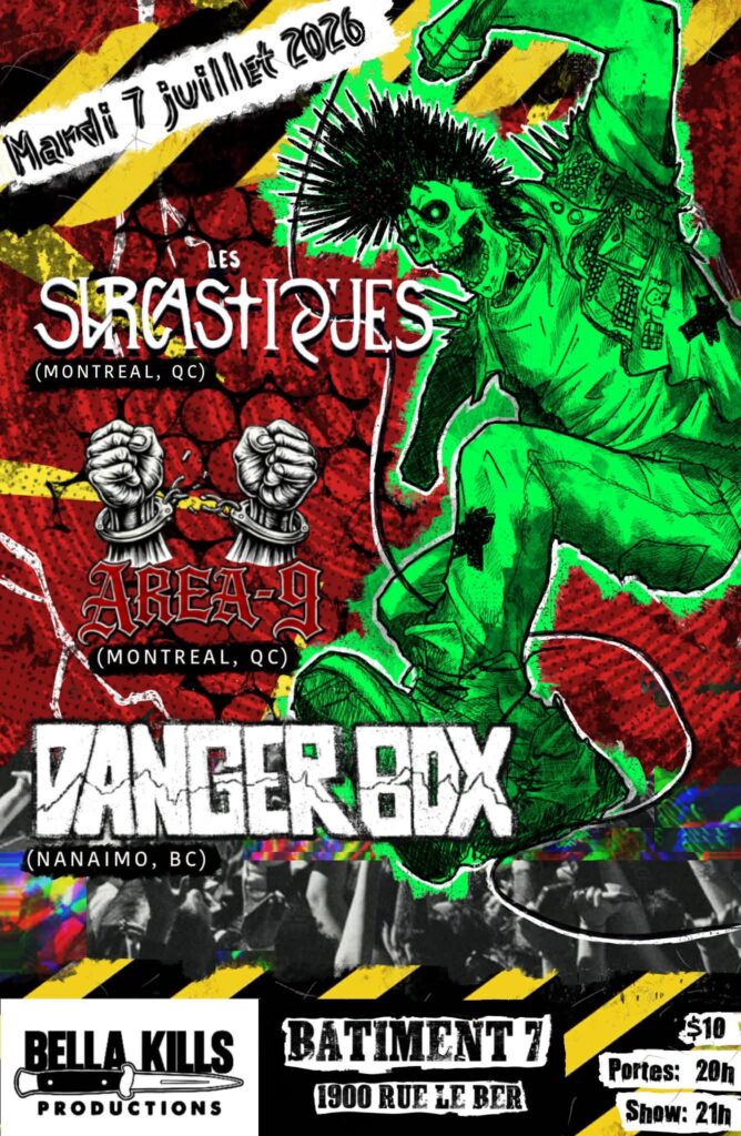 LES SARCASTIQUES AREA 9 DANGER BOX