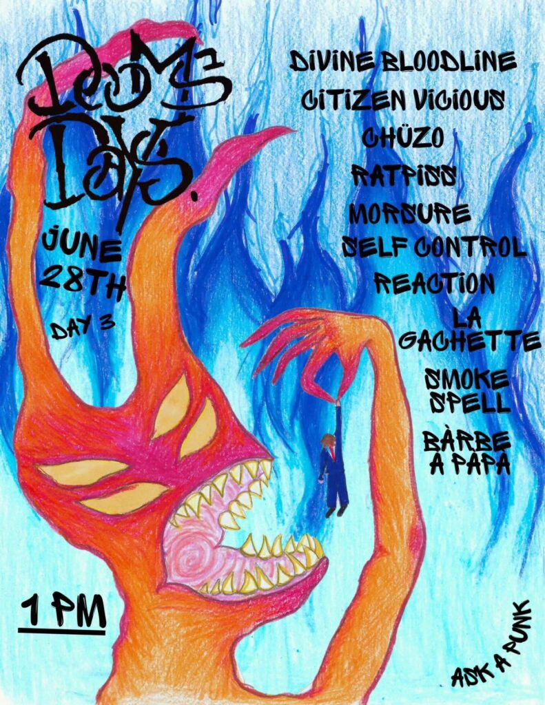 DIVINE BLOODLINE CITIZEN VICIOUS CHÜZO RATPISS MORSURE SELF CONTROL REACTION LA GACHETTE SMOKE SPELL BARBE À PAPA