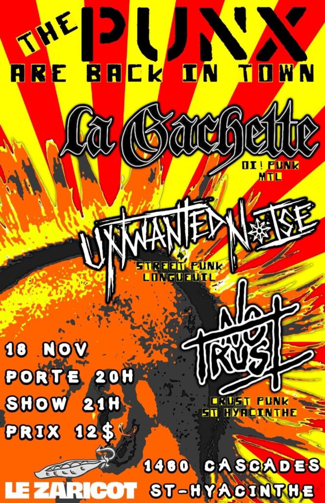 LA GACHETTE UNWANTED NOISE NO TRUST