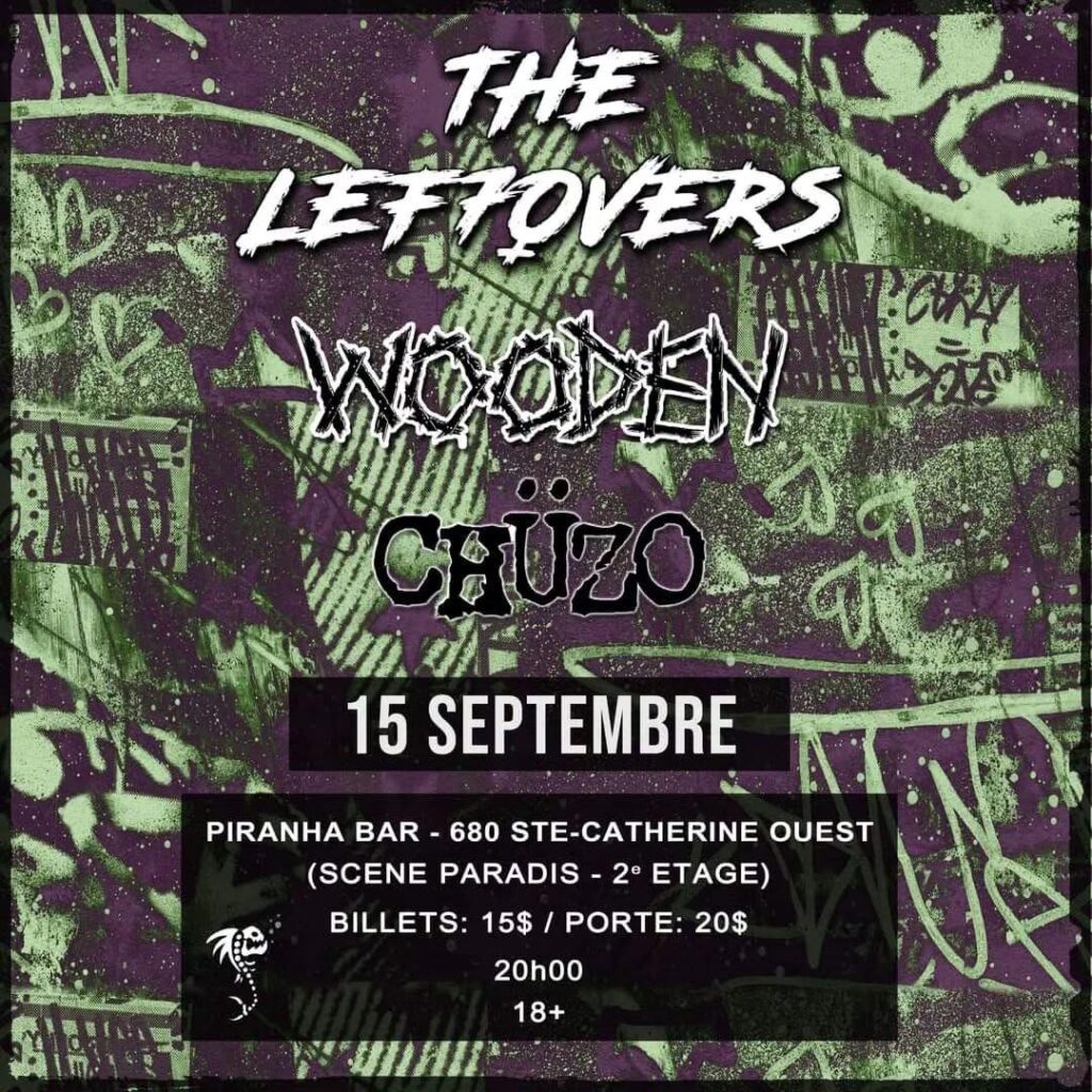 THE LEFTOVERS WOODEN CHÜZO