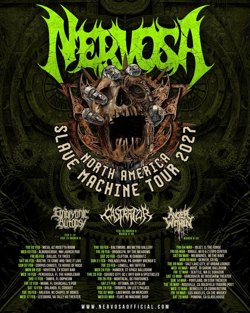 NERVOSA CASTRATOR EMBRYONIC AUTOPSY