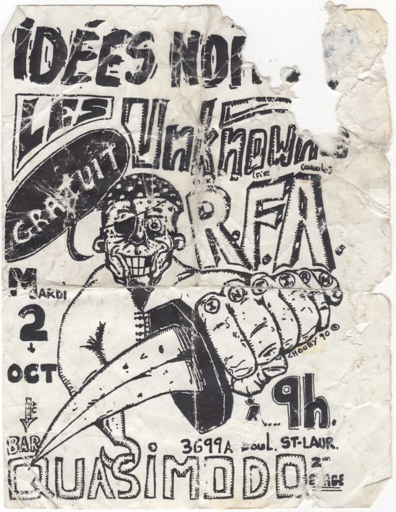 IDÉES NOIRES LES UNKNOWNS RFA