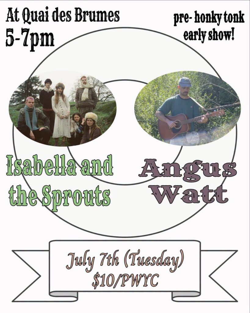 ISABELLA & THE SPROUTS ANGUS WATT