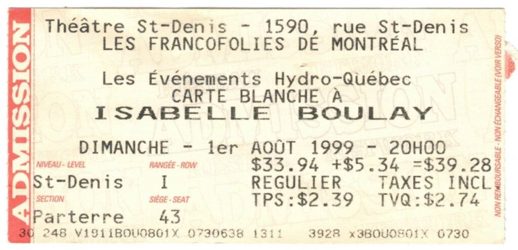 ISABELLE BOULAY
