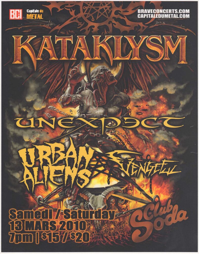 KATAKLYSM UNEXPECT URBAN ALIENS VENGEFUL