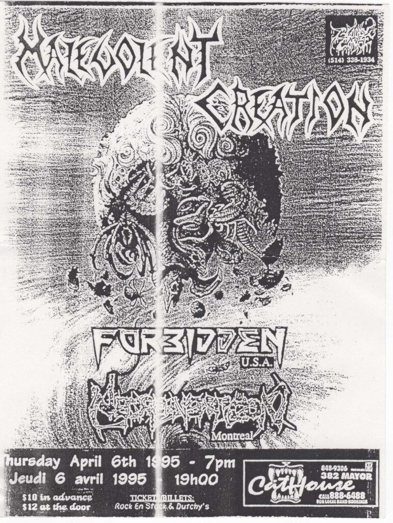 MALEVOLENT CREATION FORBIDDEN NECRONOMICON