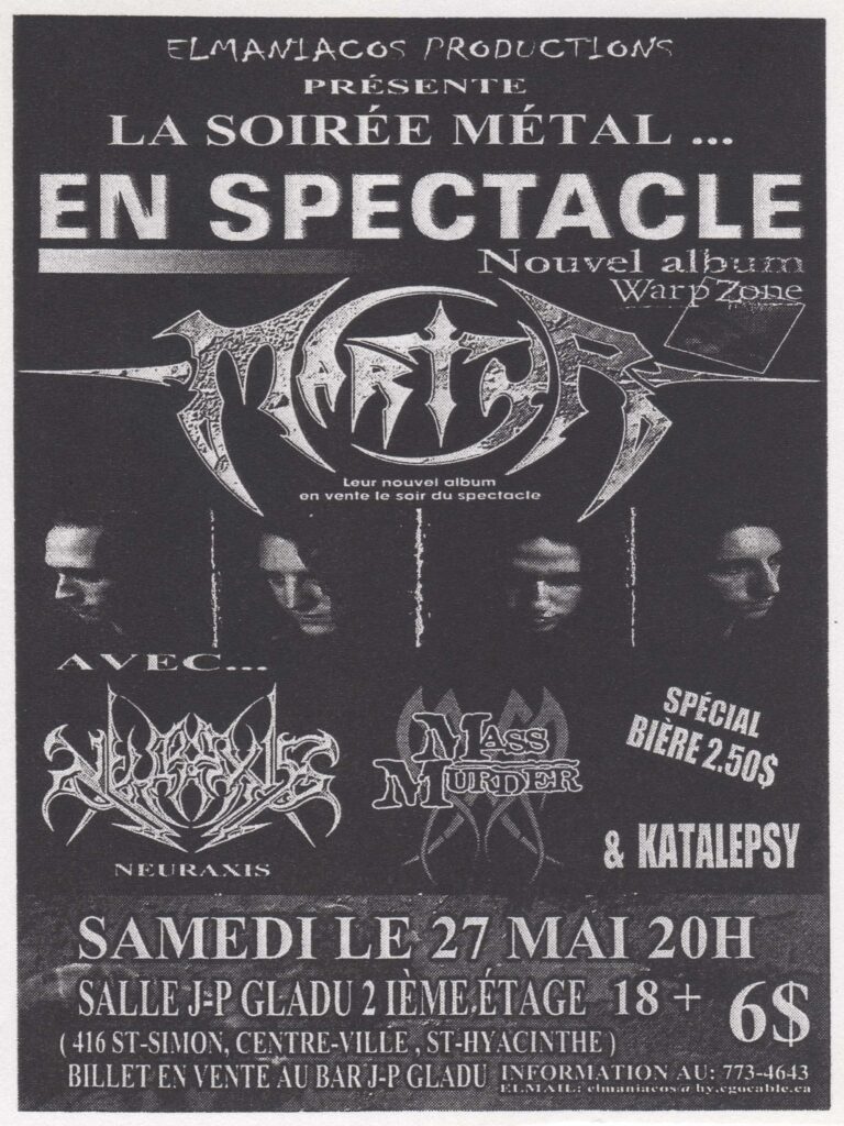 MARTYR NEURAXIS MASS MURDER KATALEPSY