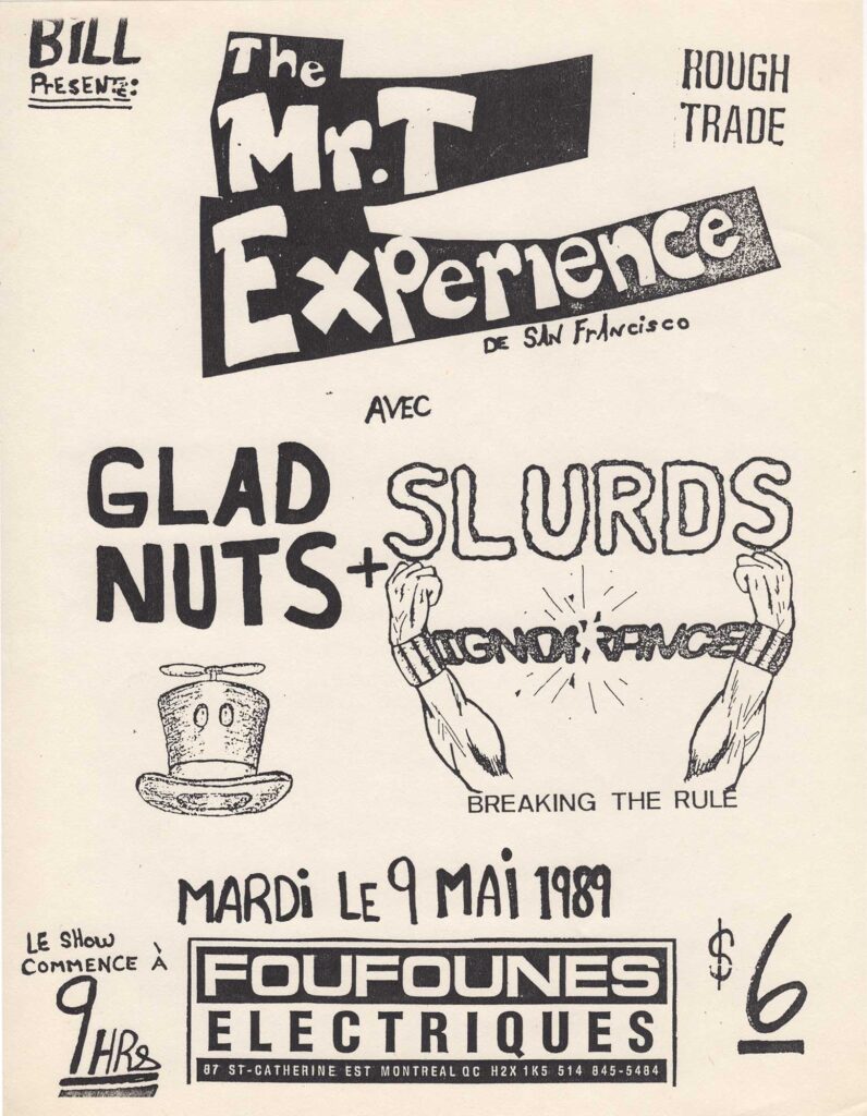 MR. T EXPERIENCE GLAD NUTS SLURDS