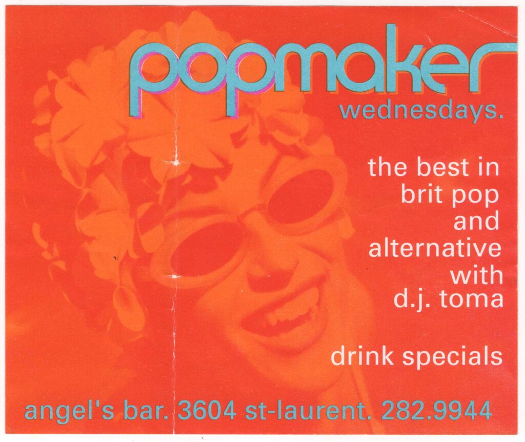 POPMAKER WEDNESDAYS DJ TOMA