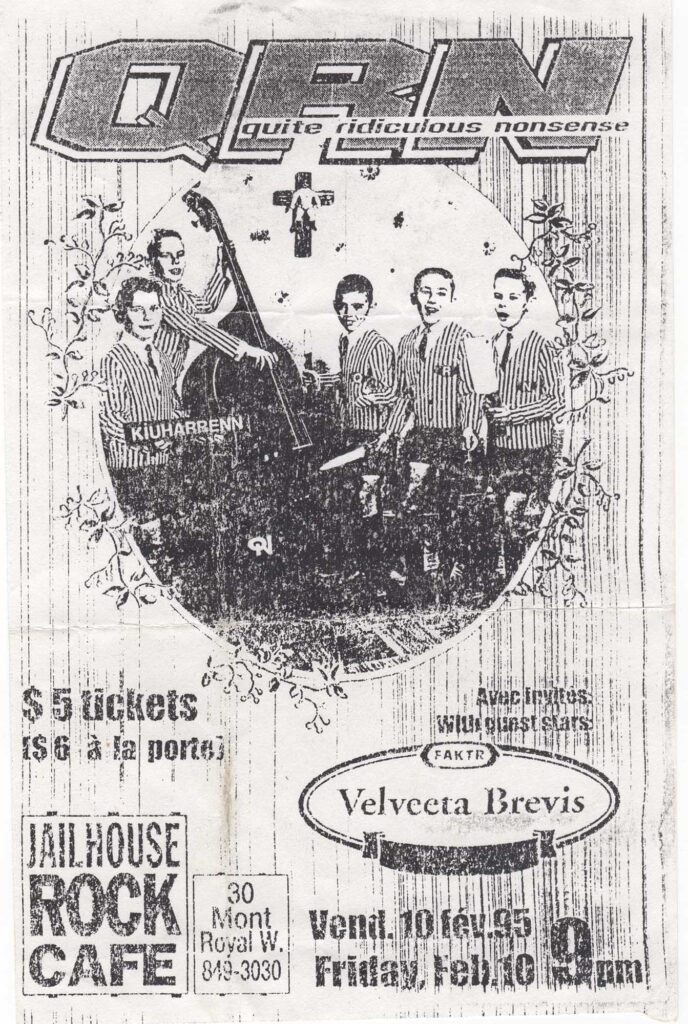 QRN QUITE RIDICULOUS NONSENSE VELVEETA BREVIS