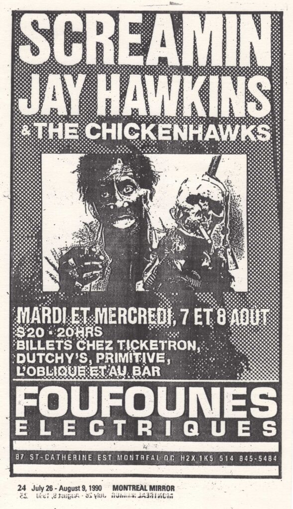 SCREAMIN JAY HAWKINS THE CHICKENHAWKS