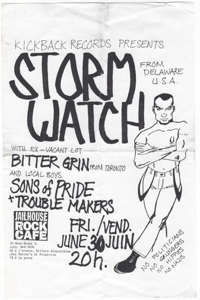 STORM WATCH BITTER GRIN SONS OF PRIDE TROUBLE MAKERS