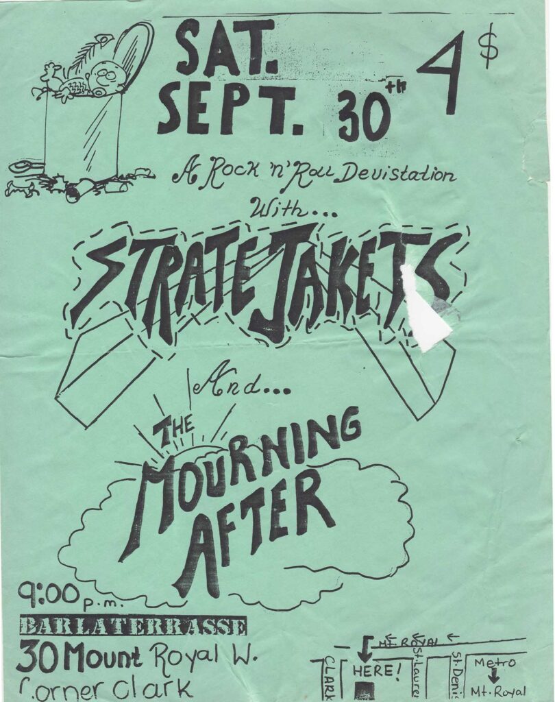 STRATE JACKETS THE MOURNING AFTER