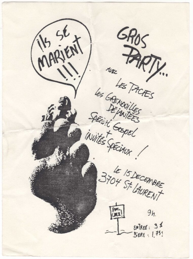 LES TACHES LES GRENOUILLES DÉJANTÉES