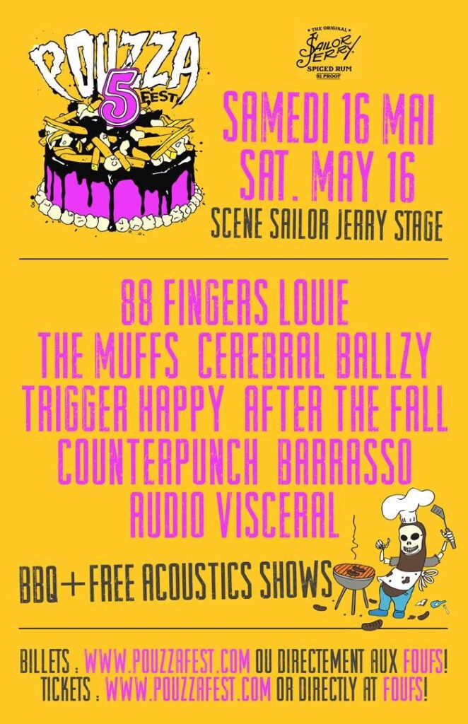 88 FINGERS LOUIE THE MUFFS CEREBRAL BALLZY TRIGGER HAPPY AFTER THE FALL COUNTERPUNCH BARRASSO AUDIO VISCERAL POUZZA