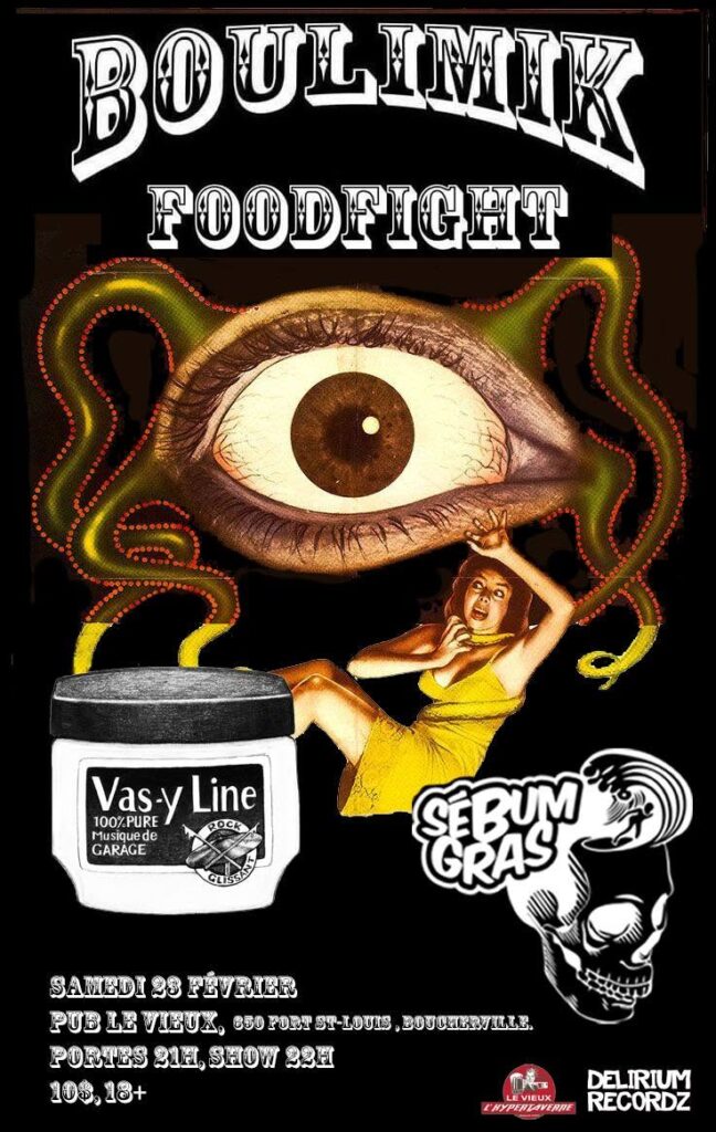 BOULIMIK FOODFIGHT VAS-Y LINE SÉBUM GRAS