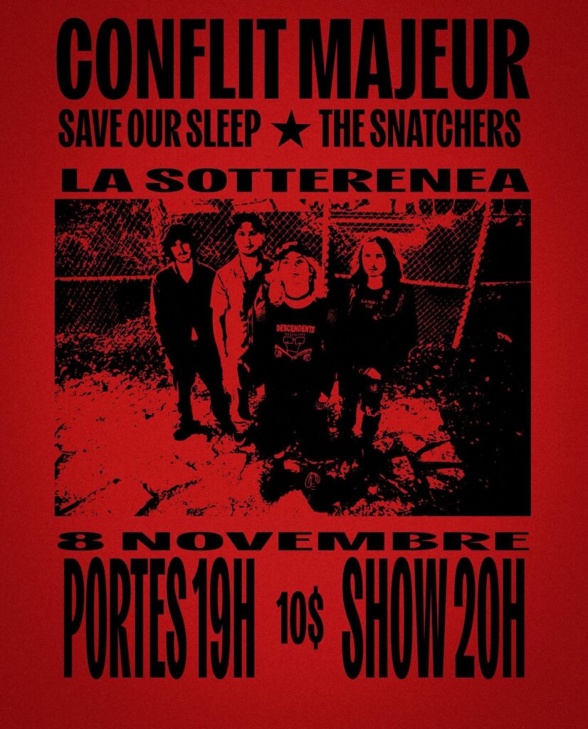 CONFLIT MAJEUR SAVE OUR SLEEP THE SNATCHERS